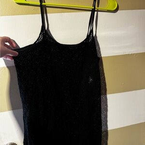 Vassarette Black Lace Camisole